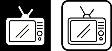 TV Set Vector Icon