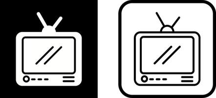 Television Broadcast Vector Icon