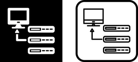 icono de vector de base de datos