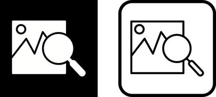 Image Search Vector Icon