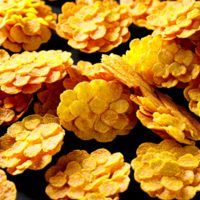 AI Generated Corn Flakes a stack of crispy golden toasted corn flakes close up food and culinary png