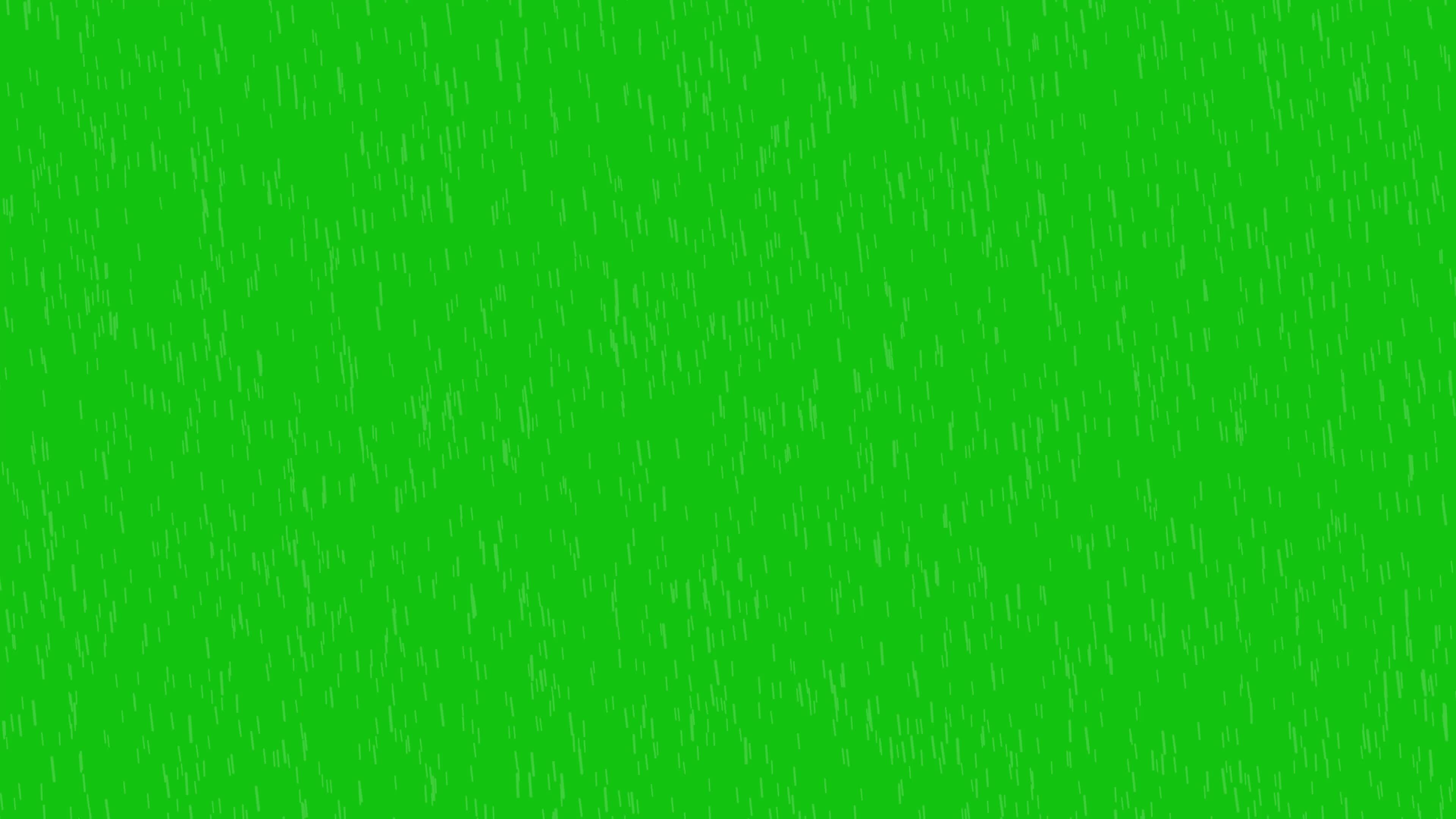 rain green screen effect