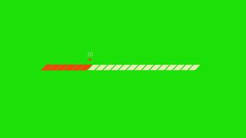 Colourfull animation loading progress bar loading animation on green background video