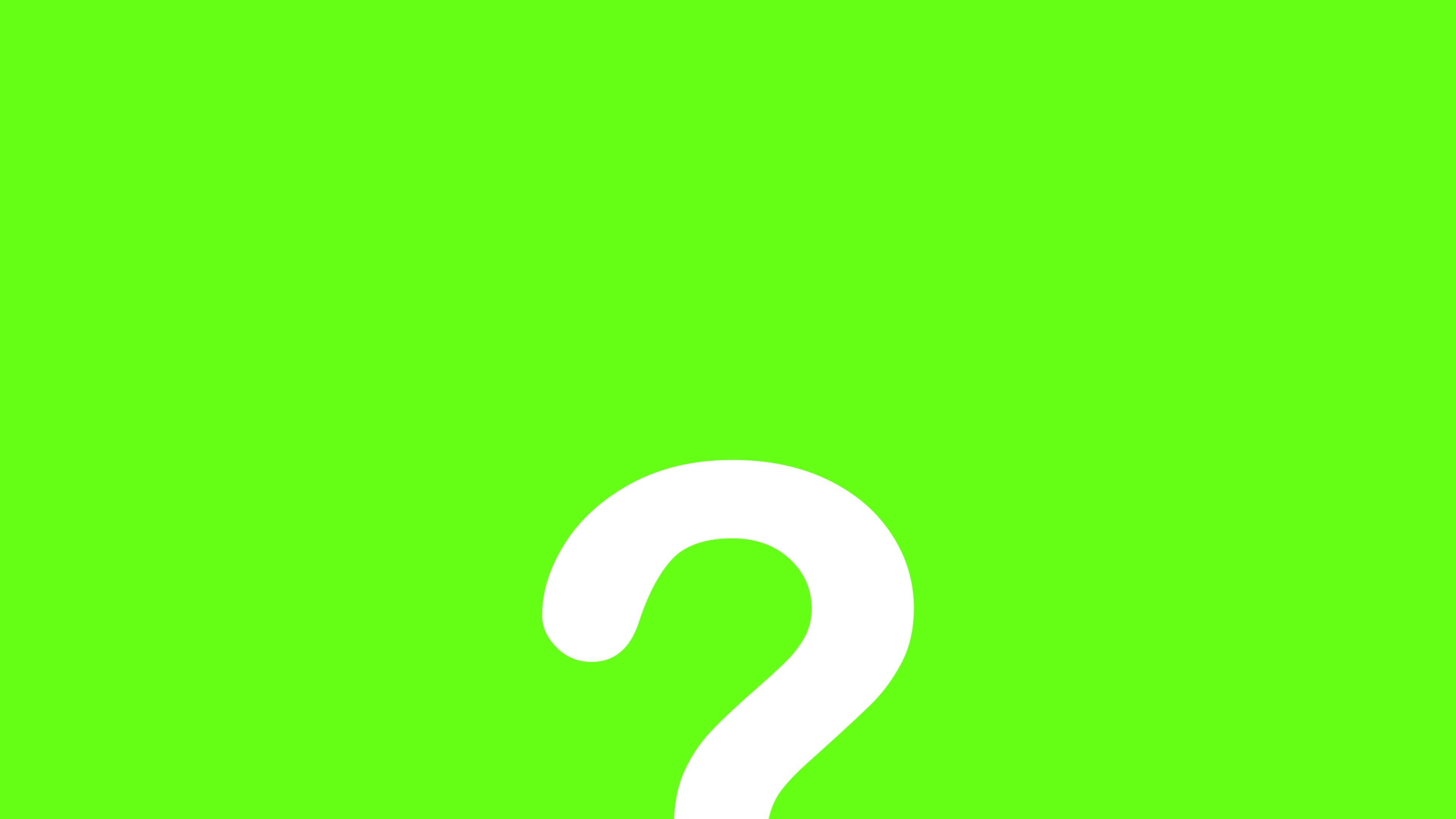 Question marks Animation moving on alpha channel green screen ...