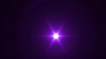 Purple flare lens effect. 4K resolution. Very high quality and realstics.on black background free video