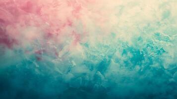 AI generated Abstract pastel pink and blue ink textures on white background with ample empty space for text, ideal for creative designs and backgrounds photo