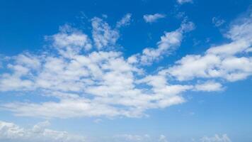 Blue Sky White Clouds Background Image photo