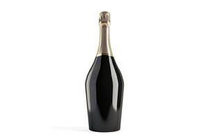 AI generated Luxury Champagne Bottle for Elegant Celebrations photo