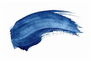 AI generated Blue Abstract Brush Stroke Creative Background photo