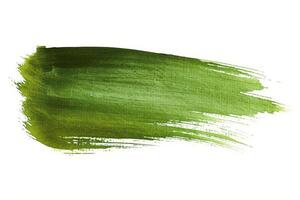 AI generated Eco friendly Artistic Green Brush Stroke Background photo