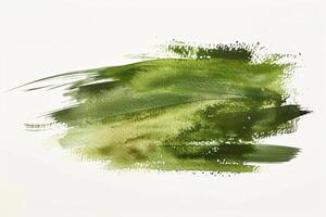 AI generated Abstract Green Watercolor Texture for Banner Design photo