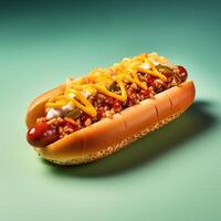 AI Generated Hotdog fast food photo