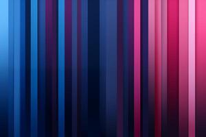 ai generado resumen oscuro diseño de azul y rosado sombras con un conjunto de rayas foto