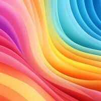 AI Generated Gradient rainbow background photo