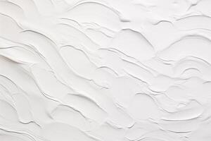 AI Generated White texture paint minimal background white background art clay plaster white background clean photo