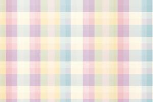 AI Generated Pastel tablecloth gingham. Seamless plaid pattern suitable for fashion, interiors and Easter decor photo