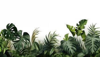 AI Generated Background of tropical flowers photo