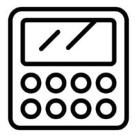 Ticket terminal icon outline vector. Travel digital machine vector