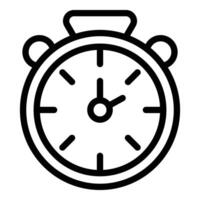 Departure time icon outline vector. Terminal ticket purchase vector
