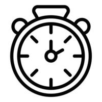 Departure time icon outline vector. Terminal ticket purchase vector