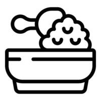 Cleaning pet toilet shovel icon outline vector. Waste pet cleaner vector