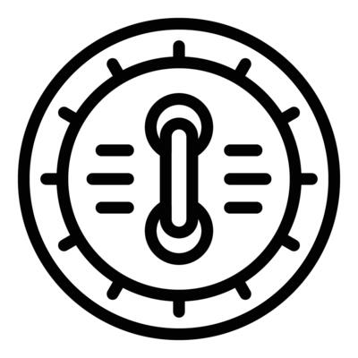 Decorative cloth button icon outline vector. Fashion garment circle