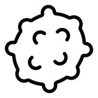 Horned kiwano icon outline vector. Cucumis metuliferus vector