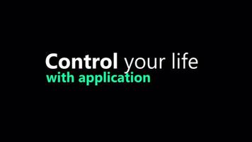 Mobile Application For Control Your Life 2D Motion Graphics Animation On Alpha Channel video