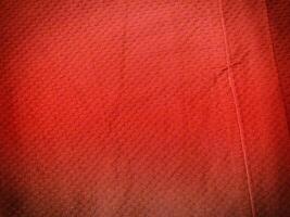 Red Fabric Texture photo