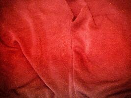 Red Fabric Texture photo