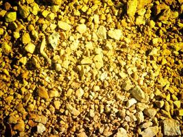 Texture Of Yellow Stone In The Garden photo