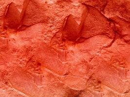 Texture Of Red Stone In The Garden photo