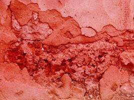 textura de piedra roja en el jardín foto