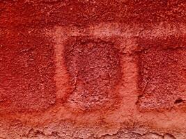 Texture Of Red Stone In The Garden photo