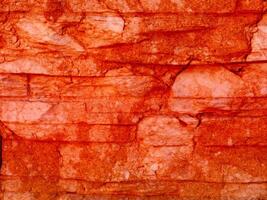 Texture Of Red Stone In The Garden photo