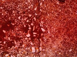 Texture Of Red Stone In The Garden photo