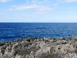 Blue sea outdoors photo