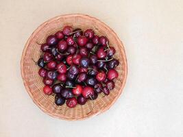 Cherries in the kitchen photo
