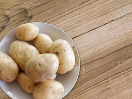 Potatoes in the kitchen photo