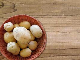 Potatoes in the kitchen photo