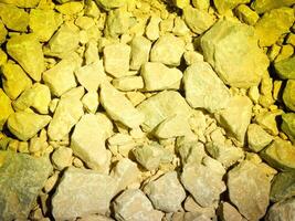 Texture Of Yellow Stone In The Garden photo