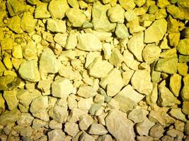 Texture Of Yellow Stone In The Garden photo