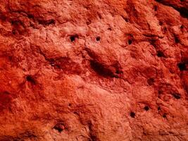 Texture Of Red Stone In The Garden photo