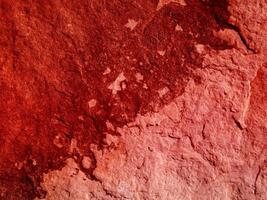 Texture Of Red Stone In The Garden photo