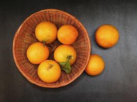 Oranges in the kitchen photo