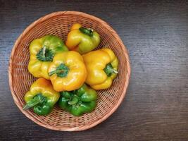 pimientos en el cocina foto