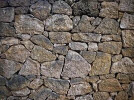 Dark Stone Texture In The Garden photo