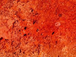 Texture Of Red Stone In The Garden photo