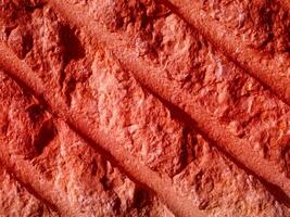 Texture Of Red Stone In The Garden photo