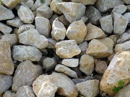 Stone texture in the garden photo